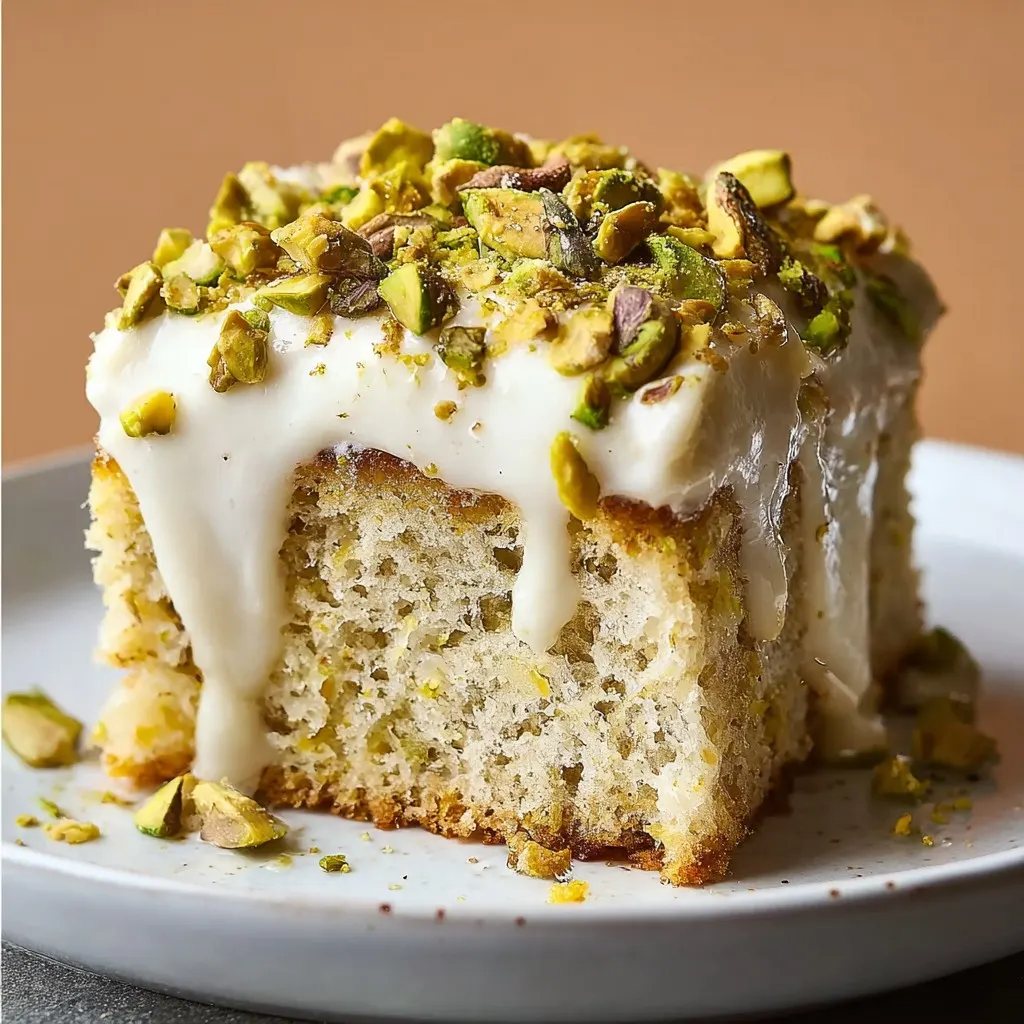Vegan Pistachio Tres Leches