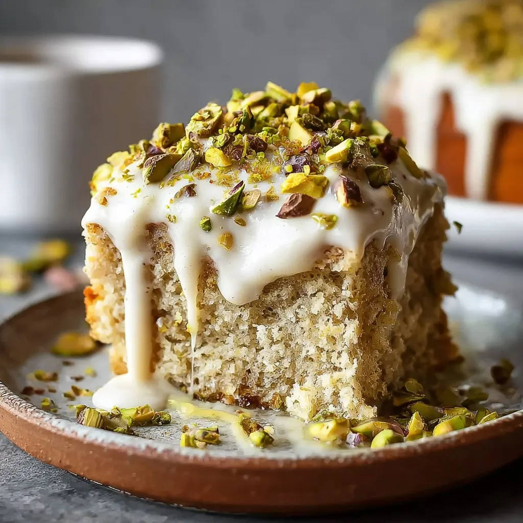 Vegan Pistachio Tres Leches