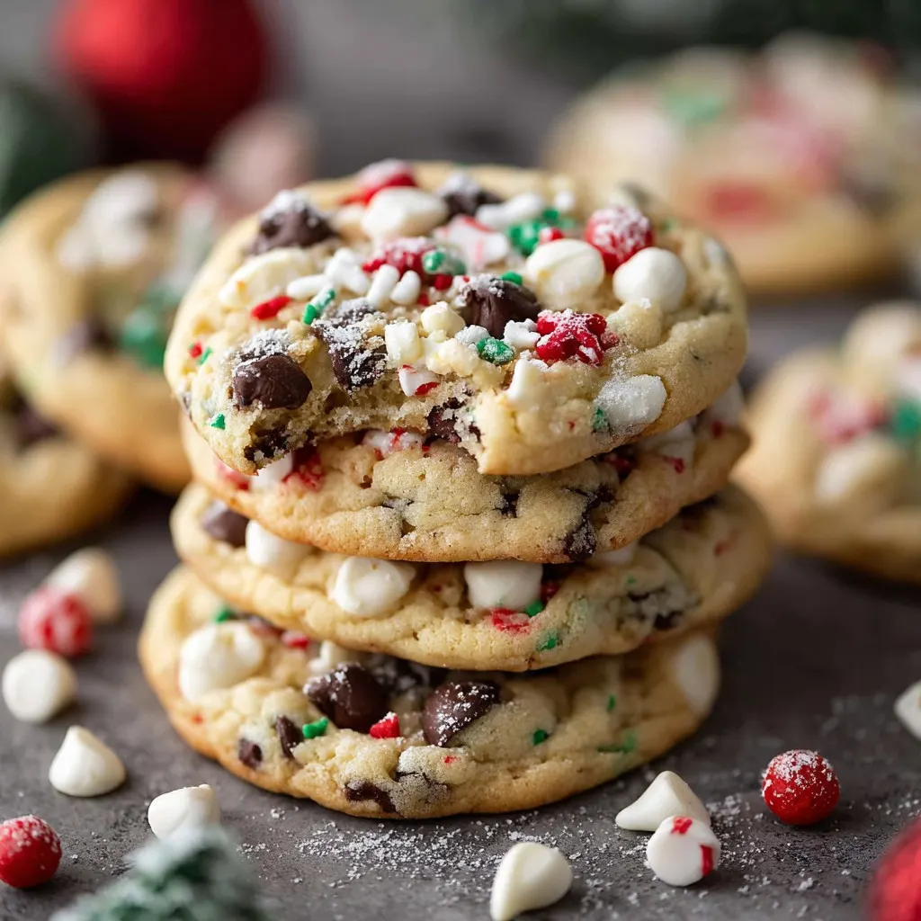 Winter Wonderland Chocolate Chip Christmas Cookies 1 Winter Wonderland Chocolate Chip Christmas Cookies
