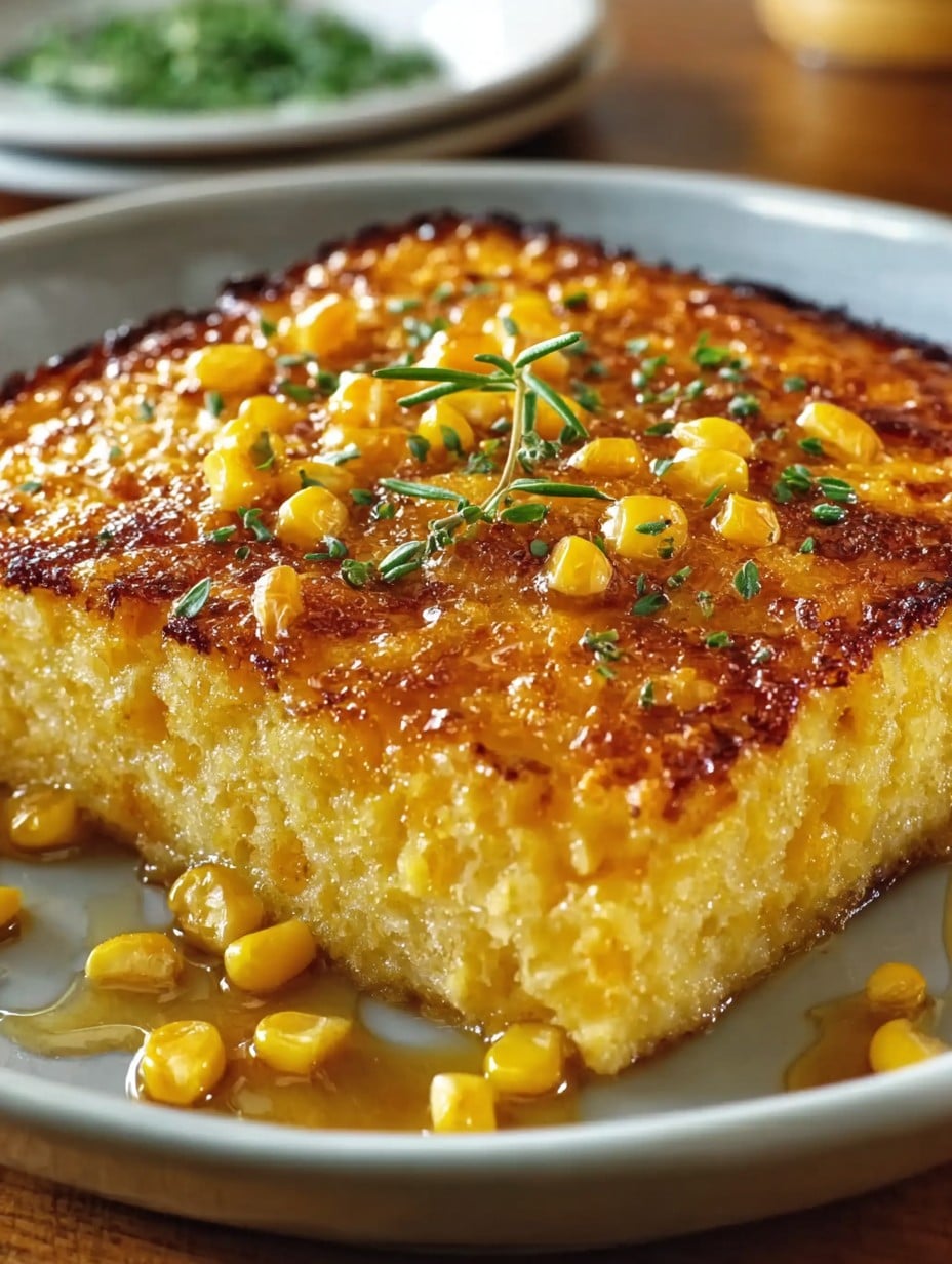 Honey-Glazed Corn Casserole