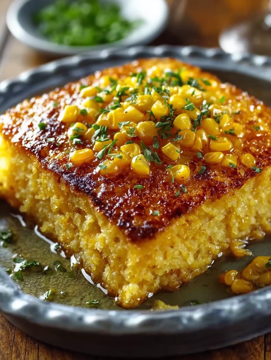 Honey-Glazed Corn Casserole