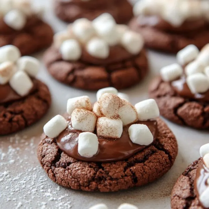 Hot Cocoa Cake Mix Cookies