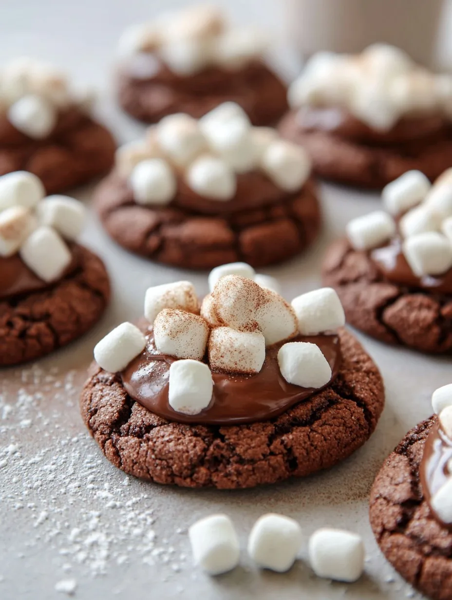 Hot Cocoa Cake Mix Cookies