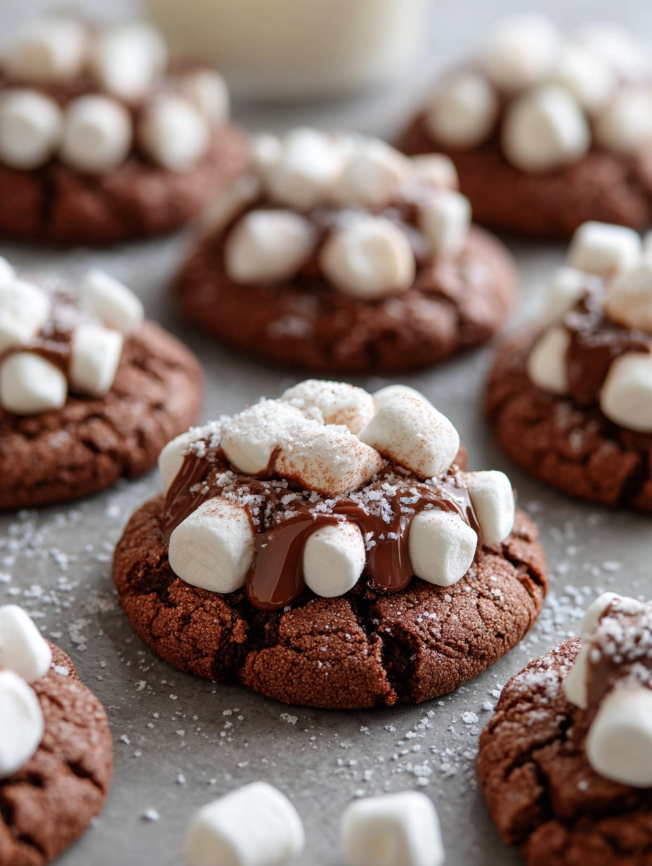 Hot Cocoa Cake Mix Cookies