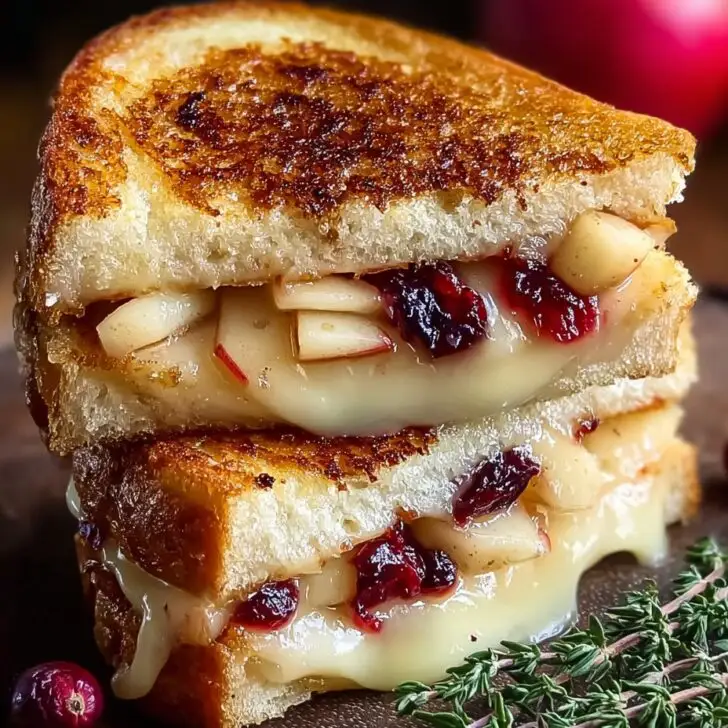 Irresistible Apple and Cranberry Grilled Cheese Delight