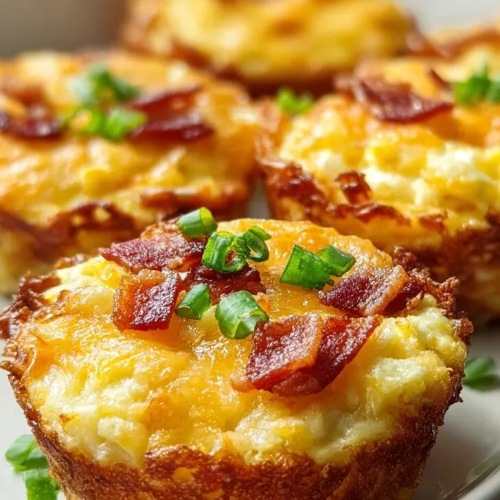 Loaded Bacon and Egg Hash Brown Muffins