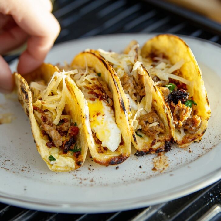 Pancake Breakfast Tacos on the Blackstone Griddle
