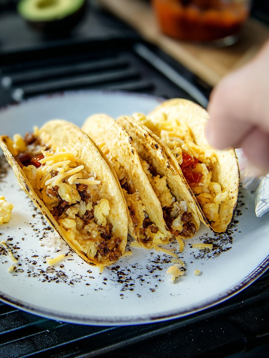 Pancake Breakfast Tacos on the Blackstone Griddle