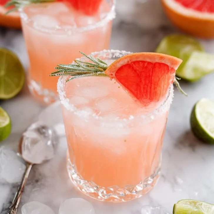 Skinny Grapefruit Paloma Mocktail