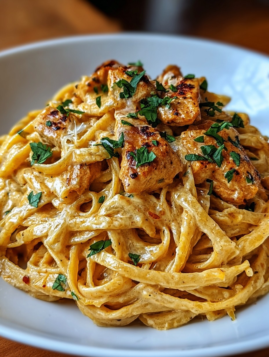 The Best Cowboy Butter Chicken Linguine