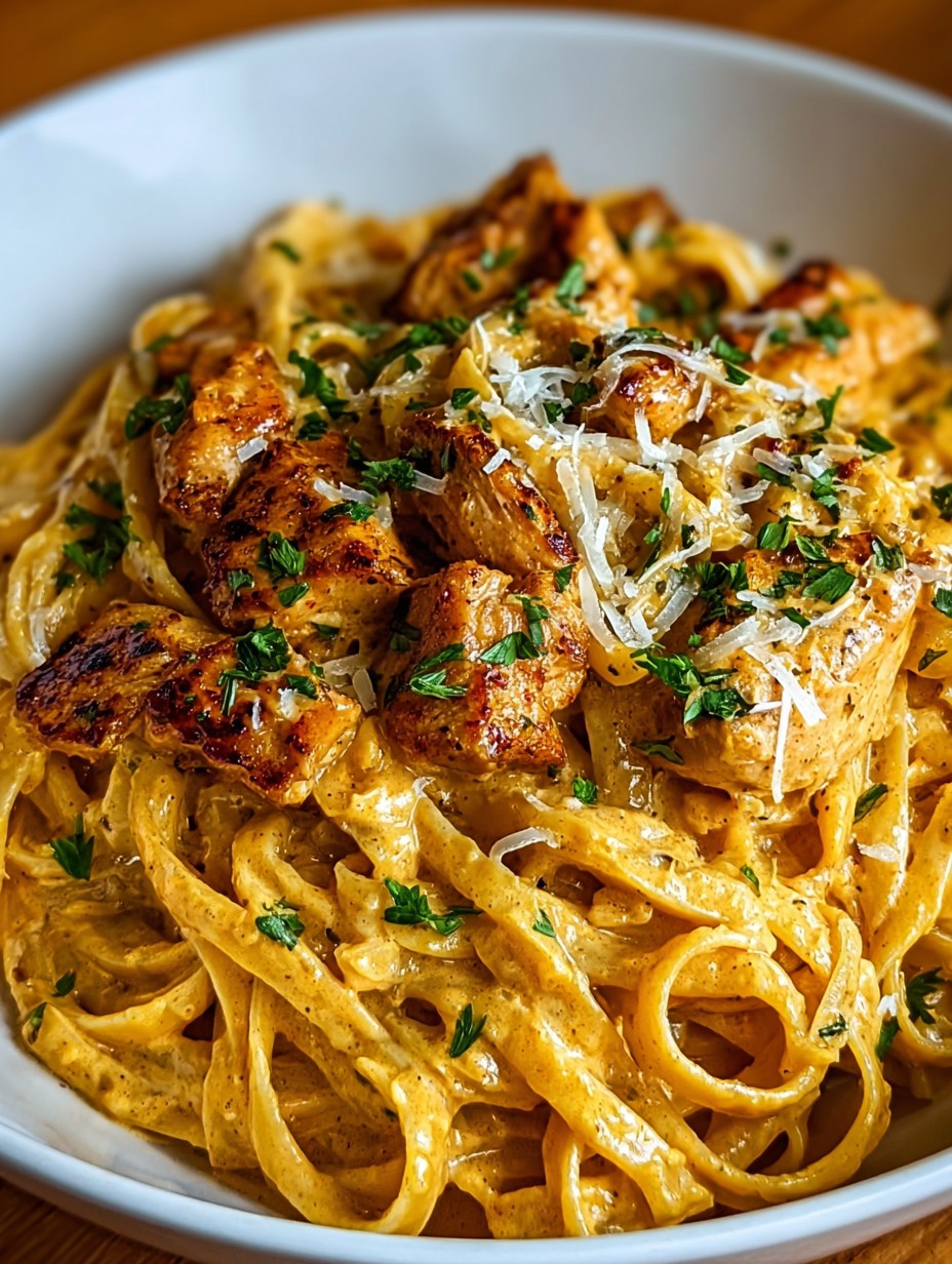 the best Cowboy Butter Chicken Linguine