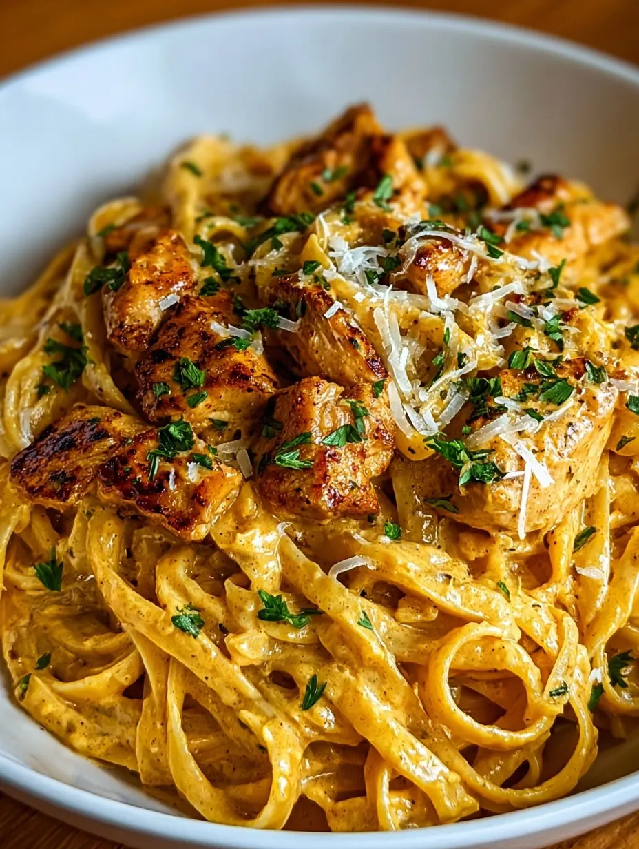 the best Cowboy Butter Chicken Linguine