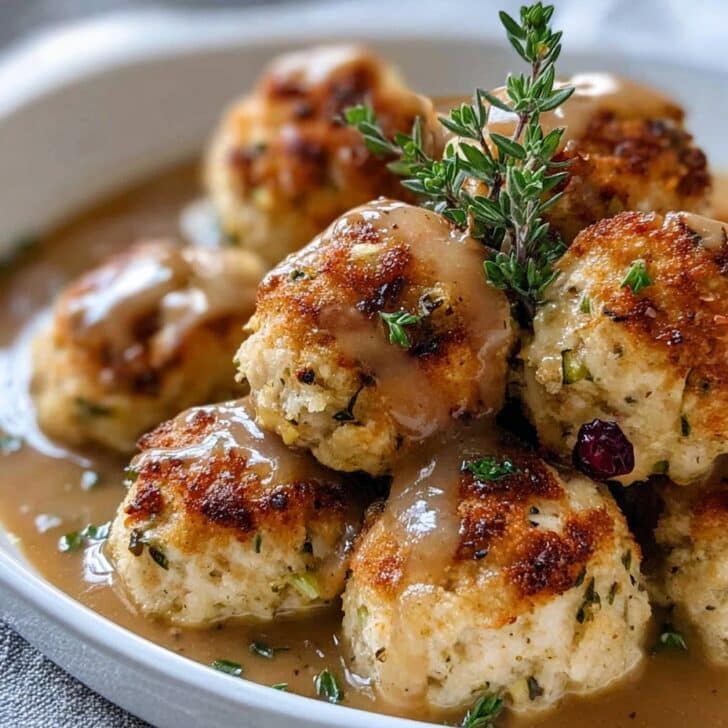 Turkey stuffing Balls Recipe