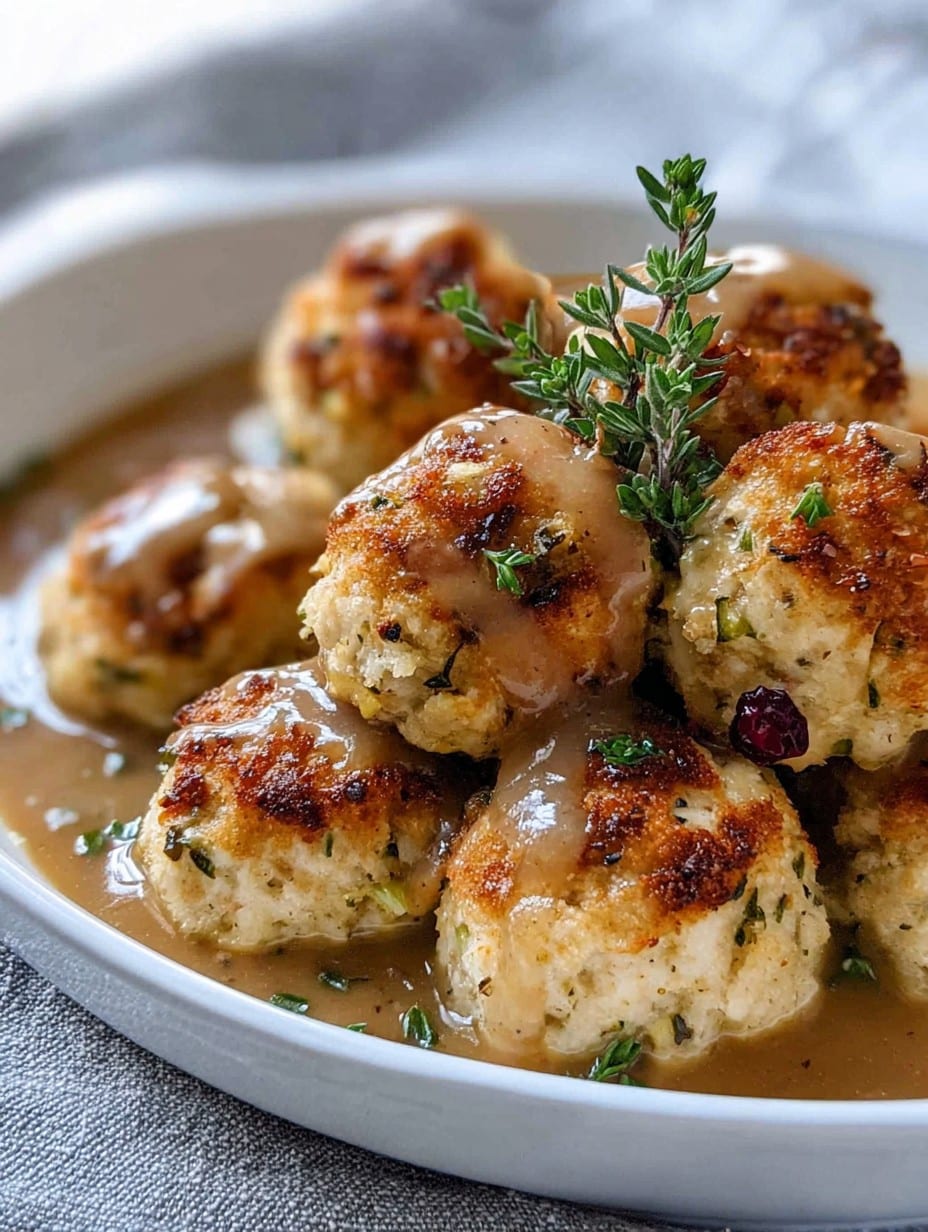 Turkey Stuffing Balls Recipe