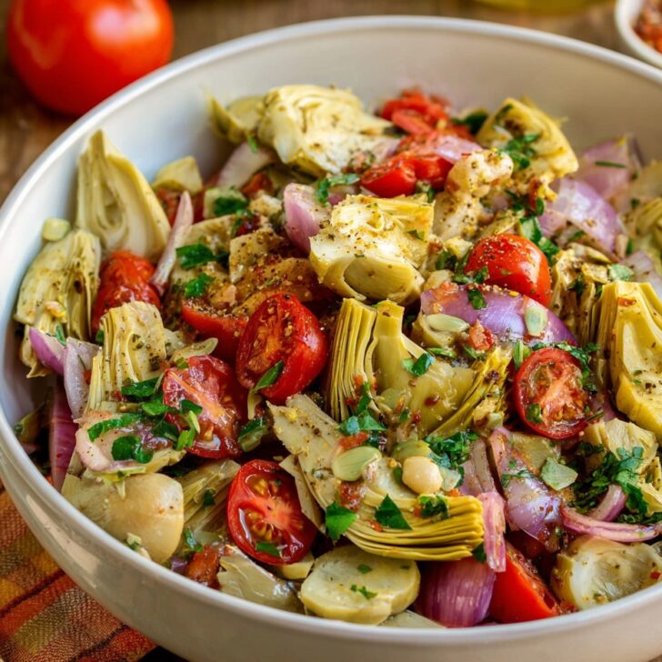Tuscan Artichoke Tomato Salad