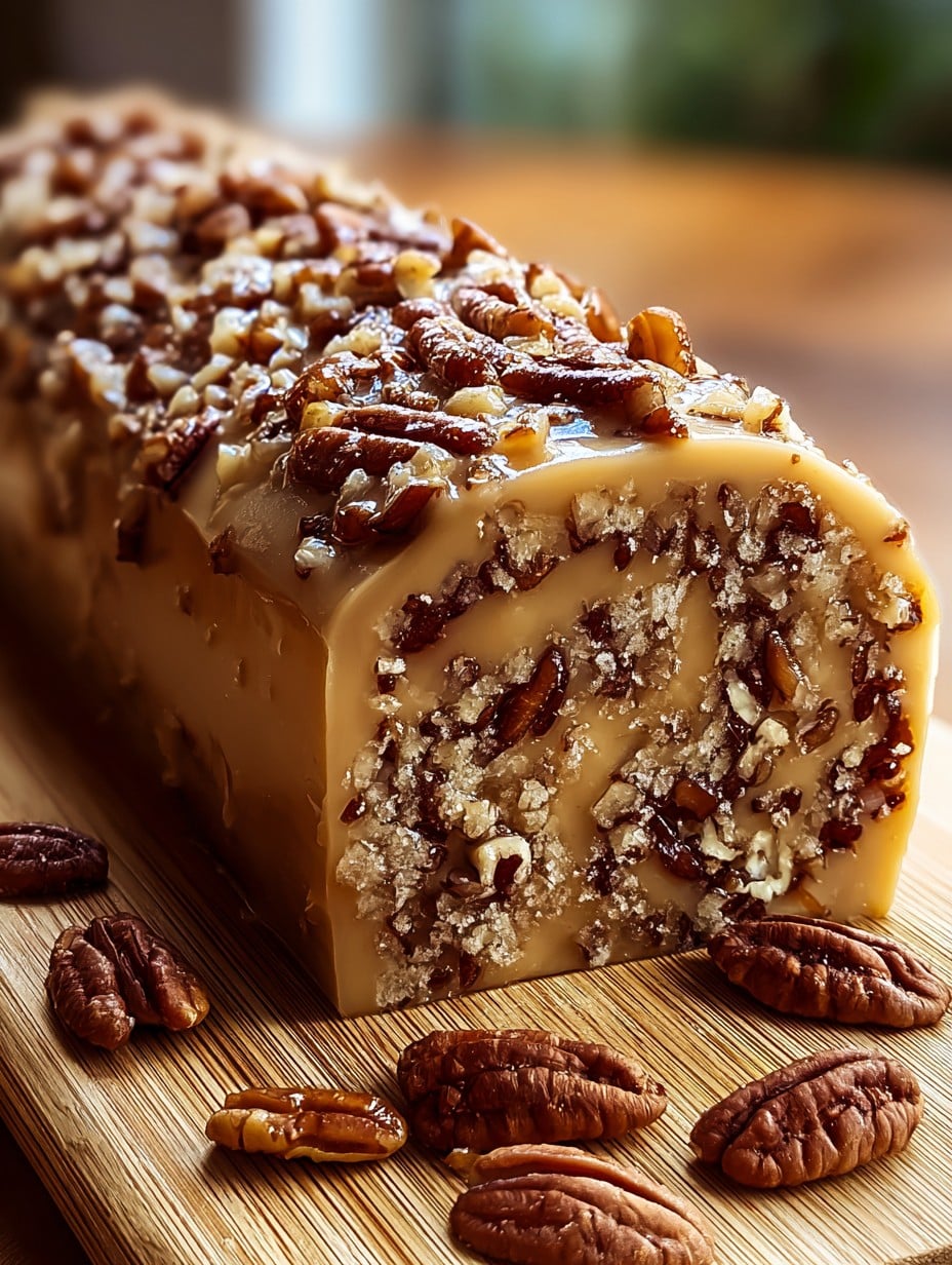 Nana’s 3-Ingredient Pecan Log Recipe
